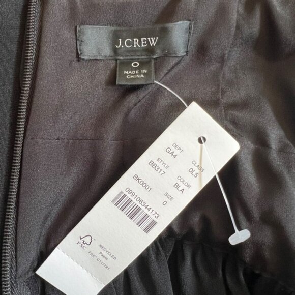 🎉HP🎉 J. Crew Silk Midi Dress in Black - Picture 11 of 14